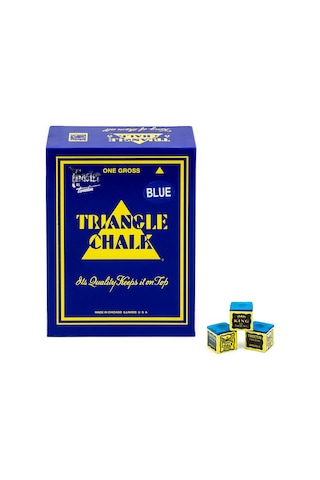 Triangle Bilardo Tebeşiri 144 Adet Mavi