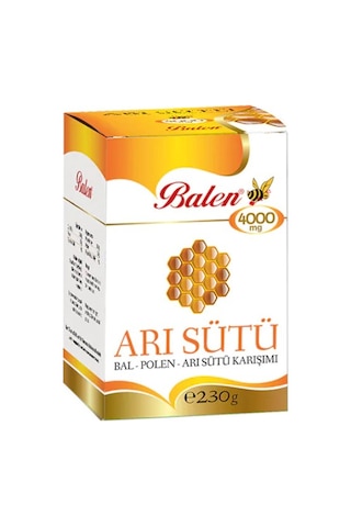Balen 4000 MG Arı Sütü Bal Polen Karışımı 230 G