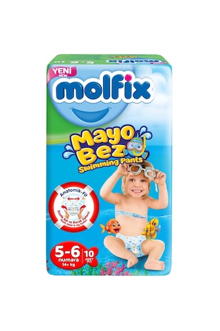 Molfix Swimming Pants Mayo Bez 5 - 6 Numara 20 Adet 2'li