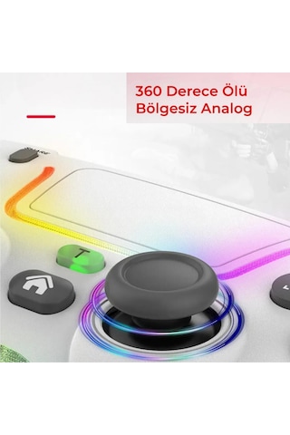 Ps4 Kol Kablosuz Gamepad Oyuncu Kol /çift Titreşim/6 Eksenli Rgb Mod/ps4/switch/pc/androd/Apple Uyumlu iPhone