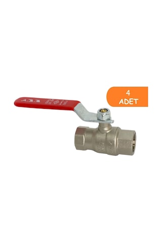 4 Adet Eca 1/2 Endüstriyel Tip Küresel Valfi İç Vida X İç Vida Pn25 602122187