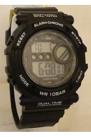Q&Q Dijital-Silikon Erkek Kol Saati(M136J002Y)WR10BAR-ALM