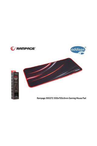 Northcity Rampage 300x700x3mm Siyah Gaming Mouse Pad - Yüksek Hassasiyetli Oyun Deneyimi