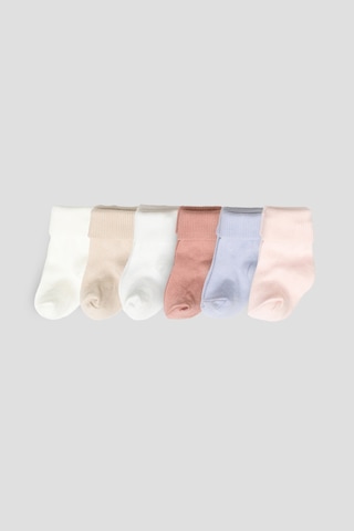 Defne Baby 5+1 Çift Kutulu Kız Newborn Yeni Doğan Ve Bebek Çorabı 0-6 Ay Karışık