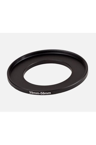 Ayex 39mm 58mm Step-up Ring Lens Filtre Adaptörü 39mm Lens İçin 58mm Filtre Dönüştürücü