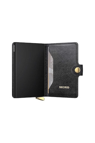 Secrid Premium Miniwallet+ Emboss Diamond Kartlık Cüzdan, Siyah Çok Renkli