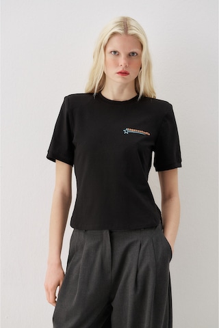Sagaza Studio Ss6180 Kısa Kol T-shirt SIYAH