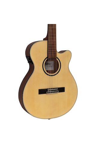 Valler Vgx305 Naturel Cutaway İnce Kasa Perdesiz Elektro Gitar