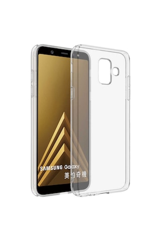 Samsung Galaxy Uyumlu J6 Şeffaf Süper Esnek Yumuşak Süper Silikon Kılıf