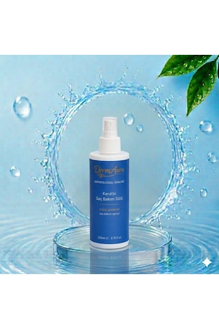 Dermaura Keratin Saç Bakım Sütü Durulanmayan Sprey 200 Ml Keratin & Panthenol Içerikli Kolay Tarama Etkili