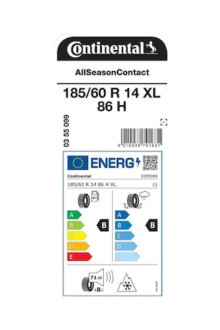 Continental 185/60R14 86H XL AllSeasonContact Dört Mevsim Lastiği 2025