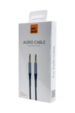 Nettech NT-AC01 İp Örgü 1 M Aux Kablo