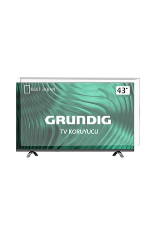 Grundig Uyumlu 43gch6700b Tv Ekran Koruyucu