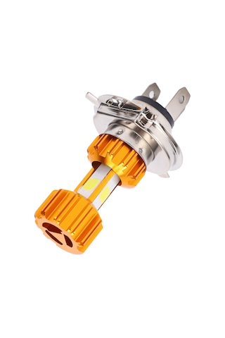 Mufunye Cob Led Far Ampülü 18w 6500k Beyaz Işık 1300lm Otomobil Sis Farı Motosiklet Ön Lamba H4/ba20d/6m