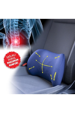 Automix Super Visko Memory Foam Bel Destek Yastığı