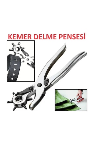Metal Kemer Delme Pensesi Delici Delik Açma Çıt Çıt Pense Deri Çanta Kıyafet Delik Açıcı Makinası Diğer