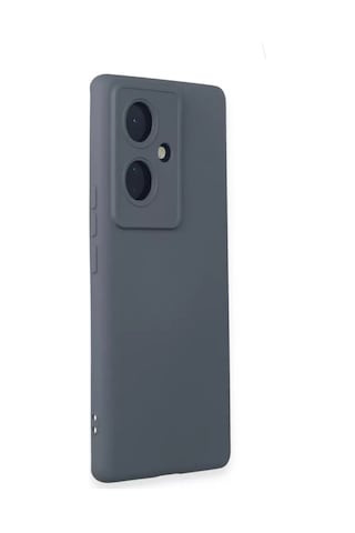 Newface Vivo V29 Lite Kılıf Nano İçi Kadife Silikon - Gri