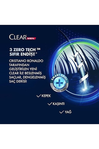Men Kepeğe Karşı Etkili Şampuan Legend By Cr7 Cristiano Ronaldo 350 Ml 4 Adet