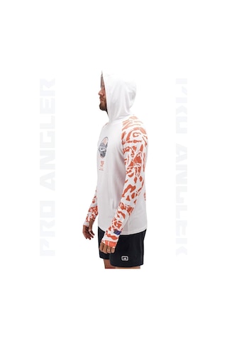 Fujin Pro Angler S24 Hooded Lambuka Somon Beyaz