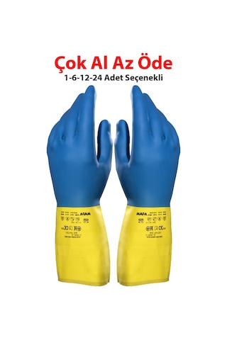 Mapa Alto Duo Mix 405 Kimyasal Eldiven Tüm Bedenler Mevcut