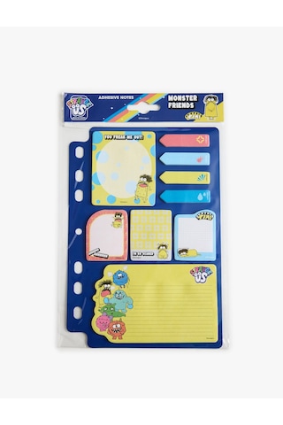 Koton Baskılı Yapışkanlı Not Kağıdı Seti Multıcolor 7wak70352aa