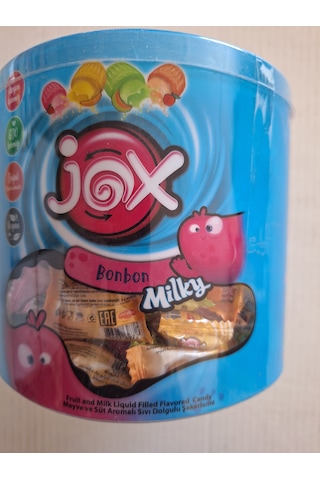 Jox Fruıty Meyve Ve Süt Aromalı Sıvı Dolgulu Bonbon Şeker 1 Kg