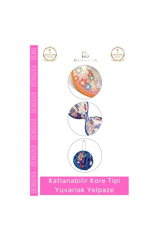 Yelpaze Katlanabilir Esnek Portatif Modern Kore Tipi Şık Yazlık Yelpaze Çanta Boy Hafif Tasarım