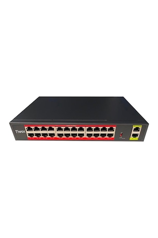 Tiwox TP-G2420-POE300W 24 Port 10/100 +2 Port Gigabit Sfp Poe Rac Switch