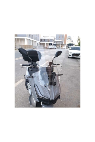 Motocam Motolüx Wow 150 Ön Cam 2023-2026 Model 65cm Şeffaf Renkli 4mm Orta Boylu