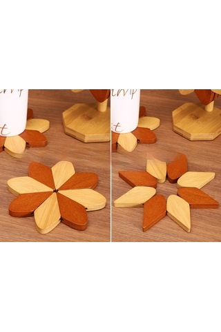 Spring Bir Ağaçyel Değirmeniısıyalıımıplacemat Kahverengi - Sarı