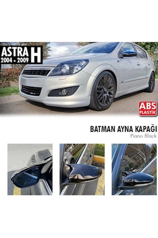 Ebal Otomotiv Opel Astra H Batman Yarasa Ayna Kapağı Piano Black 2004-2009