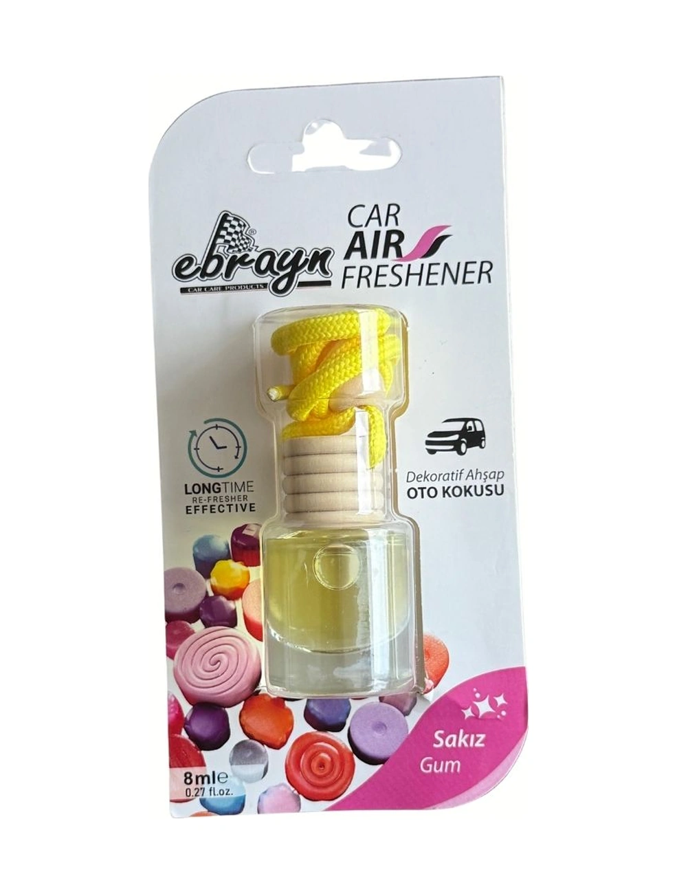 Ebrayn Oto Kokusu Sakızlı 8 Ml