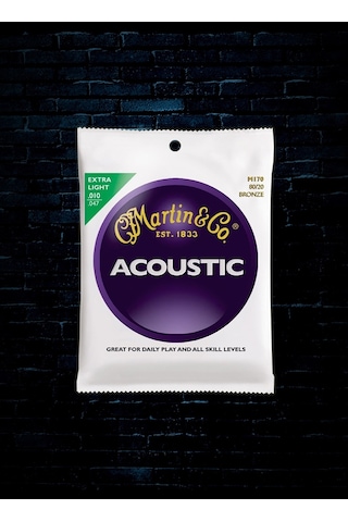 MARTIN & CO Akustik Gitar Teli (10-47) M170 Extra Lıght