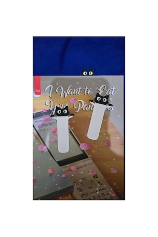 Sevimli Siyah Kedi Kitap Ayracı Şirin Ve Eğlenceli Okuma Hediyesi Siyah Kedi - 787364203