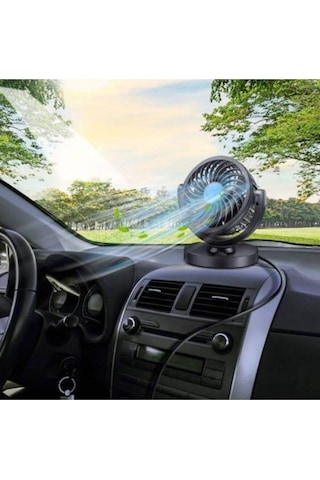 Point Araç İçi 360 Derece Dönebilen  12V Soğutucu Vantilatör