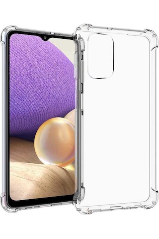 Galaxy Uyumlu A52 Kılıf Zore Nitro Anti Shock Silikon Renksiz