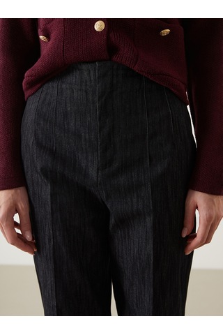 Lcw Jeans Siyah Carrot Fit Kadın Jean Pantolon