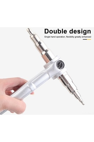 Ebitda Klima Bakımı İçin Ergonomik Çinko-demir Tüp Genişletici, Kaymaz Tutma Yüzeyli, 6-22mm Çap İçin