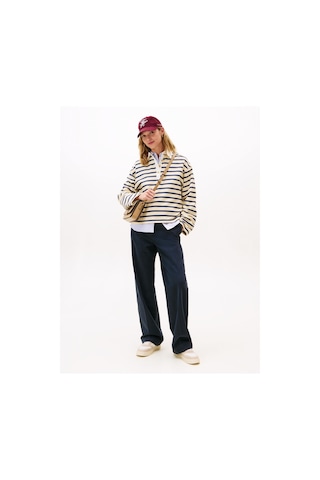 Tommy Hilfiger Th Sporty Cupsole Bej Kadın Sneaker-9602 Classic Beige