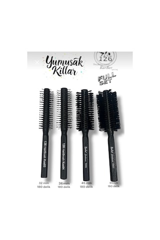 126 Koz03 Koz04 Koz7006 Ve Koz7007 Saç Fırçası Seti