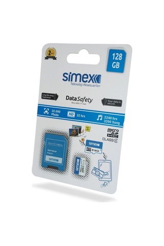 Simex Hafiza Karti SH-101 Data Safety Micro SD    128GB