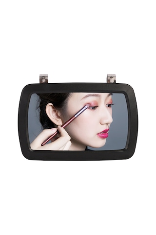 6-led Işıklı Araba Güneşlik Aynası Otomobil Makyaj Aynası Güneşlik Kozmetik Ayna