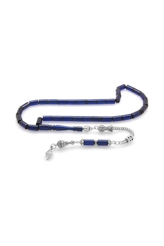 Kararmaz Metal Anadolu Desen Püsküllü Kesme Kesim Lacivert Sıkma