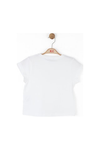 Xo Kids Kız Çocuk Tişort 8-14 Yaş 38373 Ekru