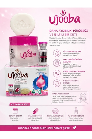 Arenist Ujooba Extra White Beauty Cream 4in1 Bakım Seti