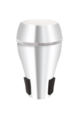 Homyl Trombon Düz Sessiz Taşınabilir Profesyonel Sesi Gümüş