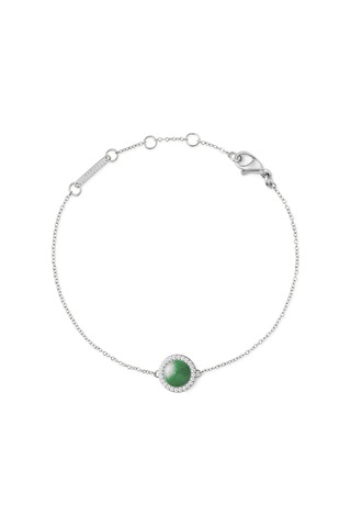 Audrey Bracelet Jade Silver Gümüş