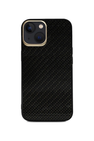 Kajsa Apple Uyumlu iPhone 13 Kılıf Kajsa Carbon Fiber Collection Arka Kapak ZORE-220038