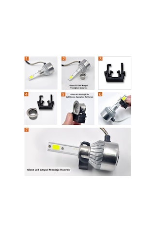 Glanz Ford Focus 3.5 H1 Led Xenon Sabitleme Montaj Aparatı