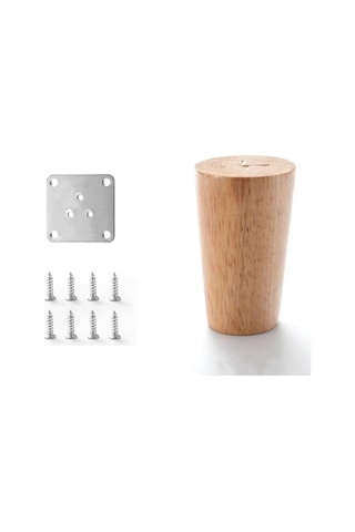 Adet Masif Ahşap Kanepe Ayağı, Koltuk Ve Komodin İçin Mobilya Ayağı Seti Diğer